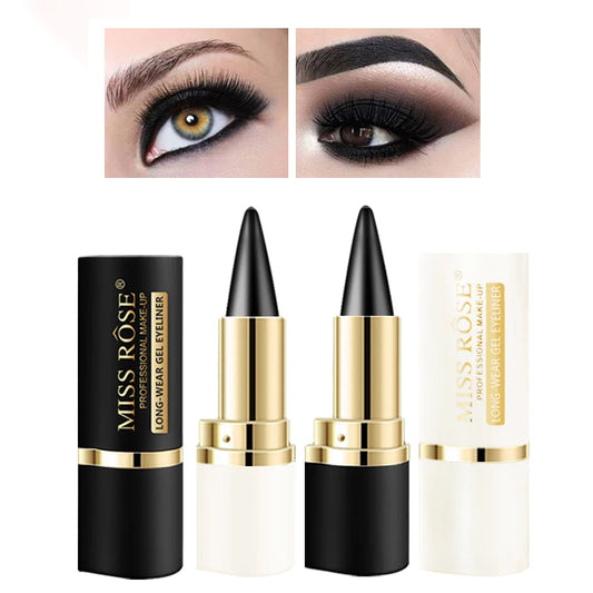 Creamy texture Eyeliner, 1 Count /2 Counts Easy Coloring Sweat Proof