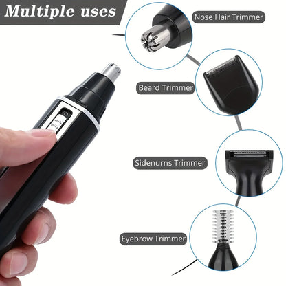 Men's 4-in-1 Electric Grooming Kit, Rechargeable, for trimming hair,