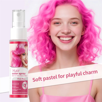 Halloween Hair Color Spray Disposable Hair Dye Spray DIY One-Time Hair