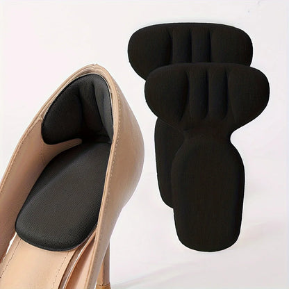 Double-Layer Thick T-Shaped Foam Heel Pad And Heel Cup - Soft,