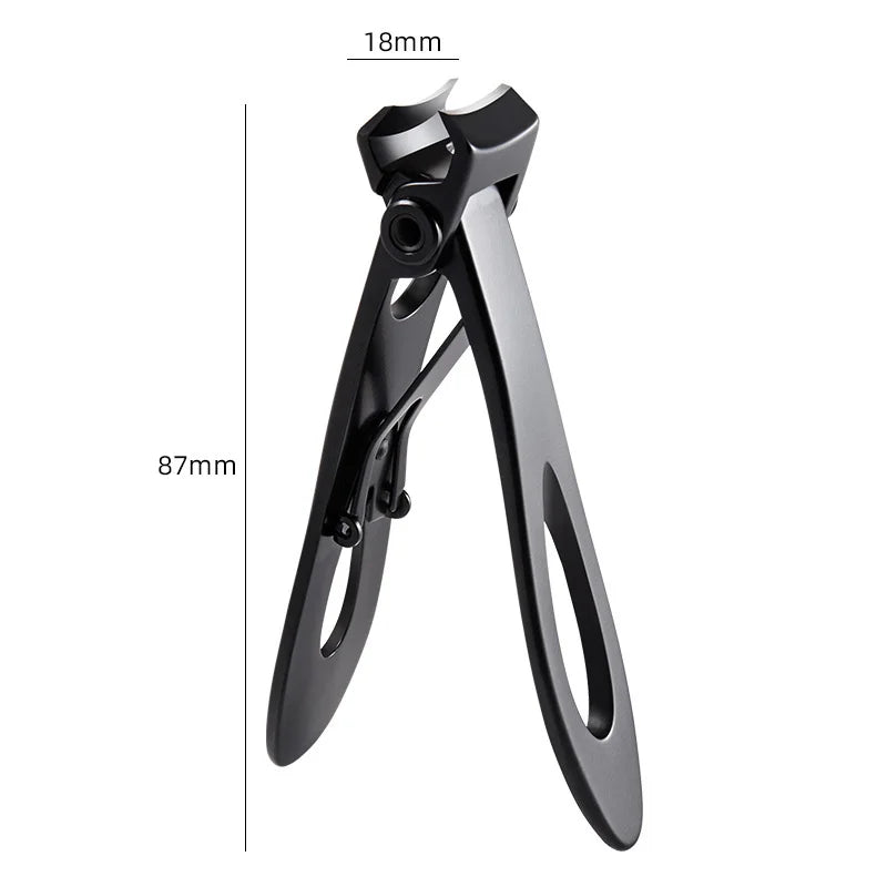 Stainless Steel Nail Clippers - Two Sizes for Manicure and Pedicure