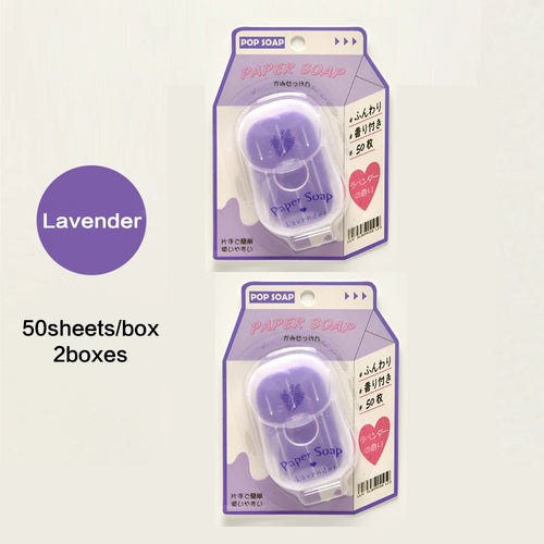 Portable Hand Soap Sheets for Travel | Dissolving Cleanser Wipes |