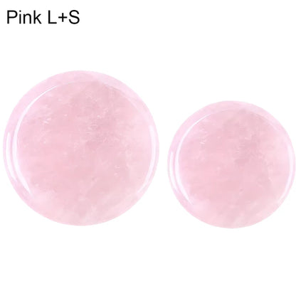 Glue Pallet Eyelashes Extensions Pink Green Jade Stone Reusable False