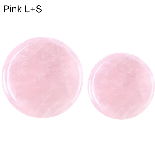 Glue Pallet Eyelashes Extensions Pink Green Jade Stone Reusable False