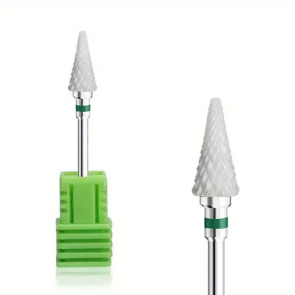1Pcs Ceramic Milling Cutter Nail Drill Bits Electric Manicure Drills