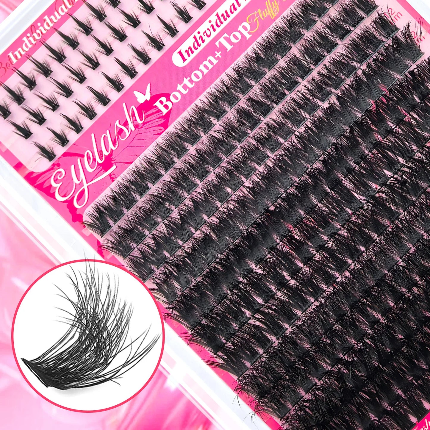 Show-Stopping Top & Bottom Lash Kit – 250/740 Cluster Bombshell Fluffy