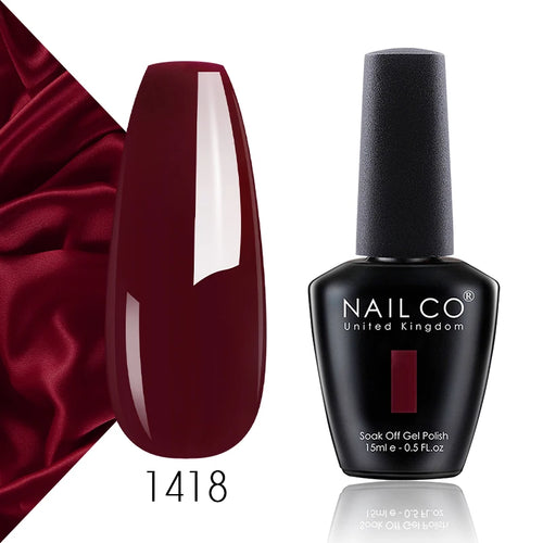 NAILCO 15ml Translucent Color Gel Nail Polish Vernis Semi Permanent UV
