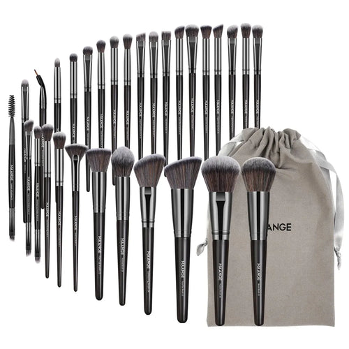 MAANGE 30pcs Professional Makeup Brush Set Foundation Concealers Eye