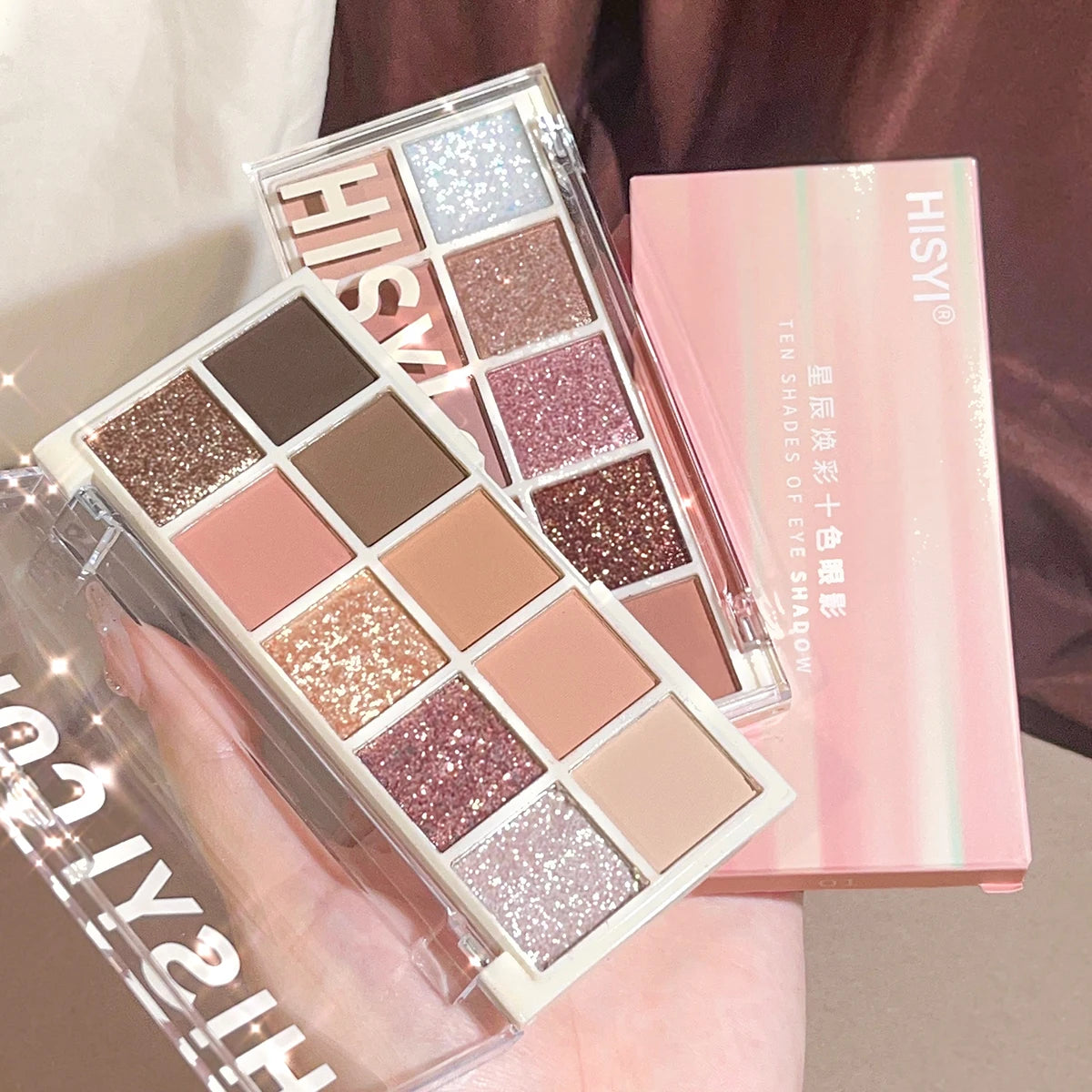 Star Rejuvenation Ten-Color Eye Shadow Pearl Matte Pink Pure Desire