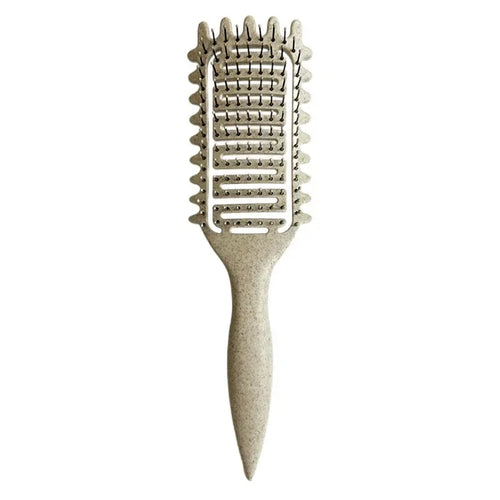 Curl Define Styling Brush Hollow Out Detangling Hair Brush Tangled Wet