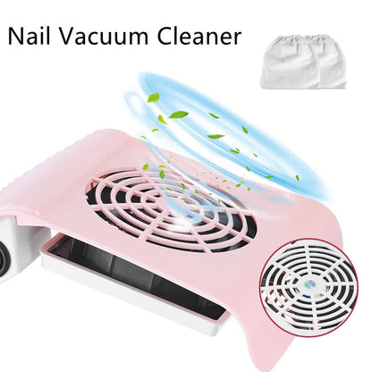 Nail Dust Collector Vacuum Cleaner Manicure Machine Tools Strong Power