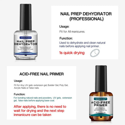 Morovan Natural Nail Dehydrator and Acid-Free Primer Nail Dehydrator