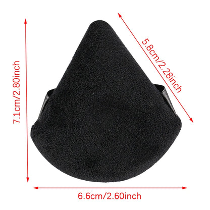 1/2/3/6Pcs Triangle Velvet Powder Puff Face Cosmetic Eye Beauty Makeup