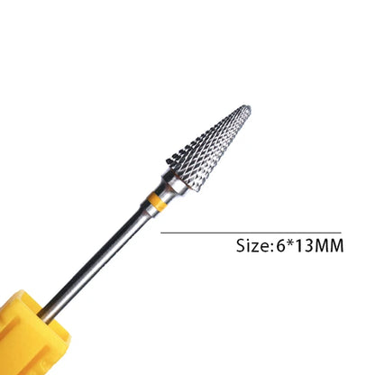 1pc Carbide Tungsten Nail Drill Bit Rotate Burr Milling Nail Cutter