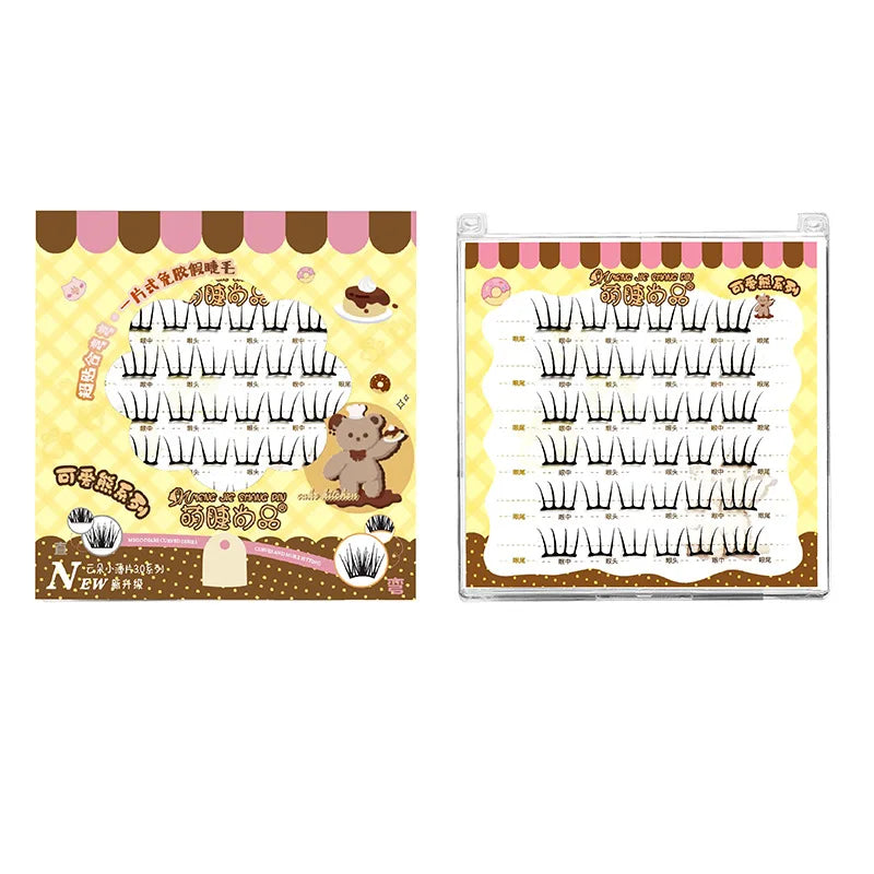 Self-Adhesive No-glue Eyelashes Ultra-thin Sheet Series False