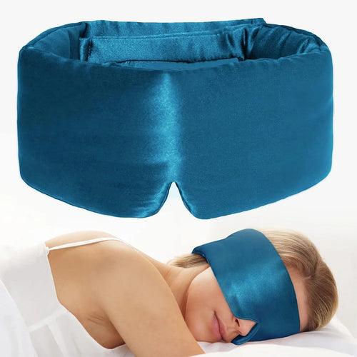 Adjustable Silk Sleep Mask for Side Sleeper,Eye Mask Sleeping for