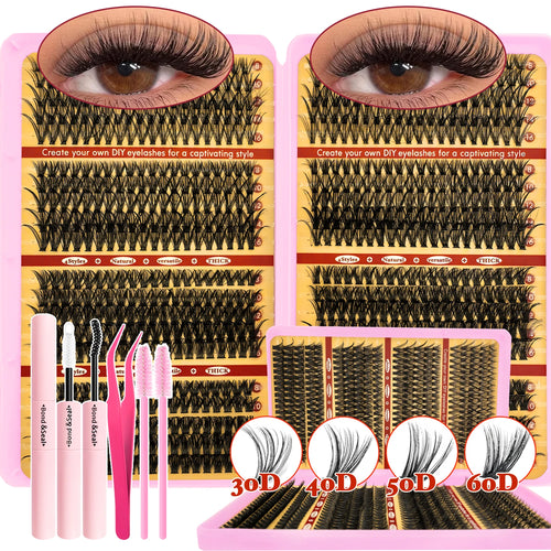 720/200pcs eyelash Extension Kit Fluffy Eyelash Extension kit with