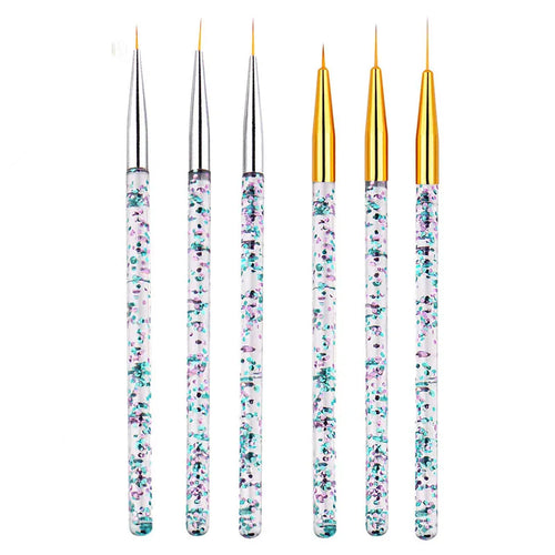 5/20Pcs Nail Art Brush Design Tip Painting Drawing Carving Dotting Pen