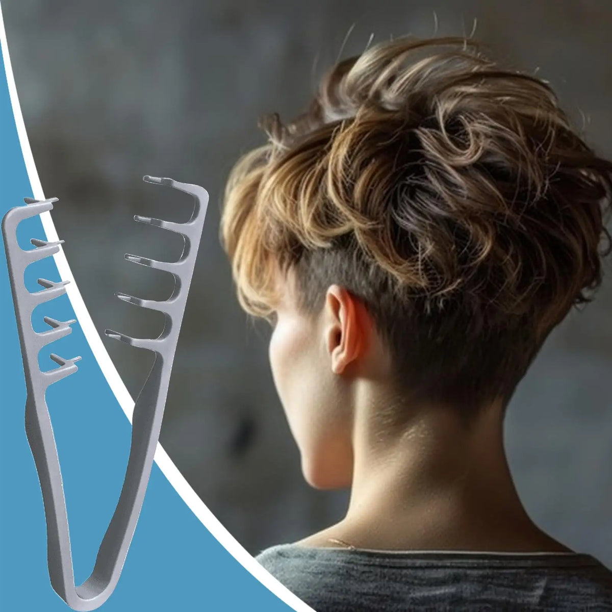 Wide Tooth Hair Comb Volumizing Wide-Tooth Hair Styling Comb Styling