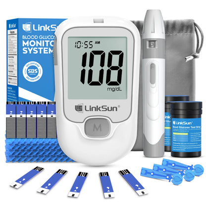 LinkSun G-425-1 Blood Glucose Meter 50/100 pcs Test Strips and Lancets