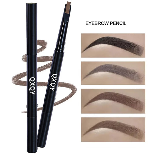 QXQY Eyebrow Pencil Automatic Rotating Double Head Long Lasting