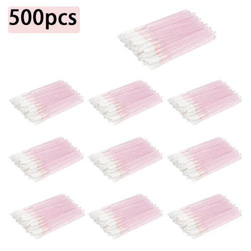 200/300/500Pcs Disposable Lip Lint Free Applicators Lipstick Testers