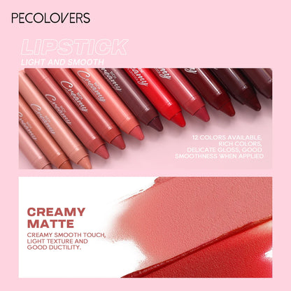 Multiple Colors Matte Lip Liner, Use As Lip Liner and Lipstick, Easy
