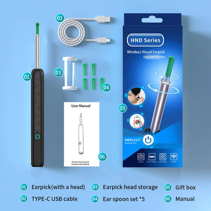 Wireless Ear Wax Cleaner with Camera Safe Earwax Removal Endoscope