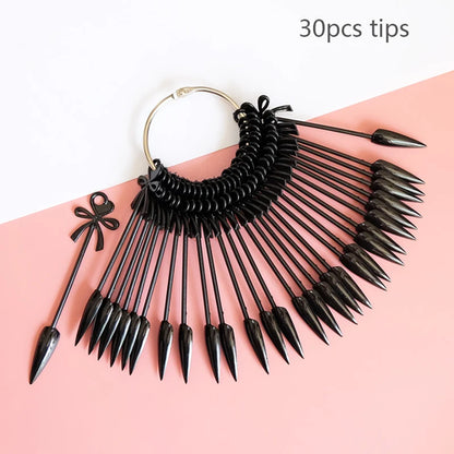80/50/20pcs Nail Display Sticks Nail Swatch False Nail Tips Nail Gel