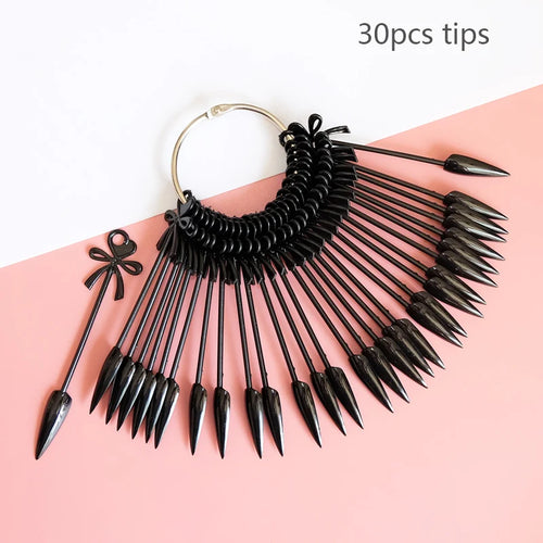 80/50/20pcs Nail Display Sticks Nail Swatch False Nail Tips Nail Gel