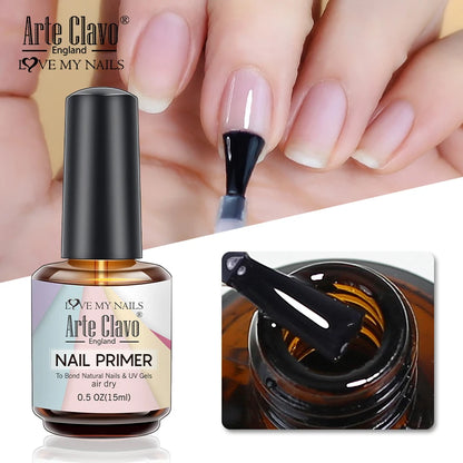 Arte Clavo 15ml Nail Primer Fast Air Dry Base Cleaning Agents UV Gel