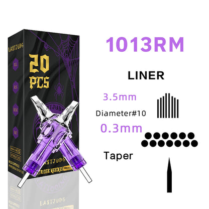LASTJUDG Tattoo Needles 20PCS Disposable Tattoo Needles RL RS M1 RM