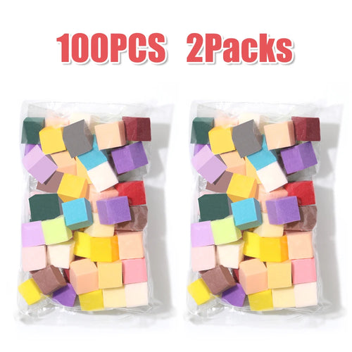 LINMANDA 200/50PCS Nail Sponge Sponge with Grab Pen and Sponge Grab