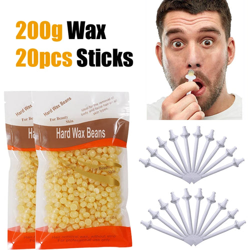 Portable Nose Wax Kit 50g-1005g for Men and Women Nail Waxing Hair