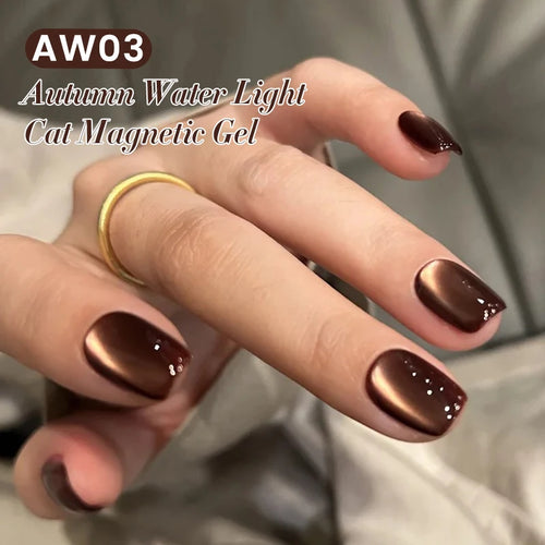 BORN PRETTY 10ml Water Light Cat Magnetic Gel for Autumn Winter Naills