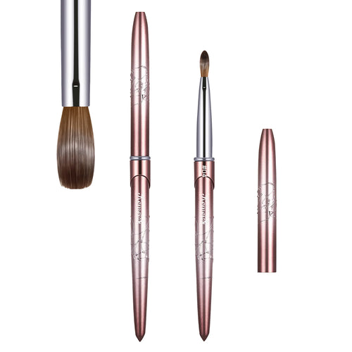 Kolinsky Acrylic Nail Brush Kolinsky Hair Bristles Round Shaped Handle