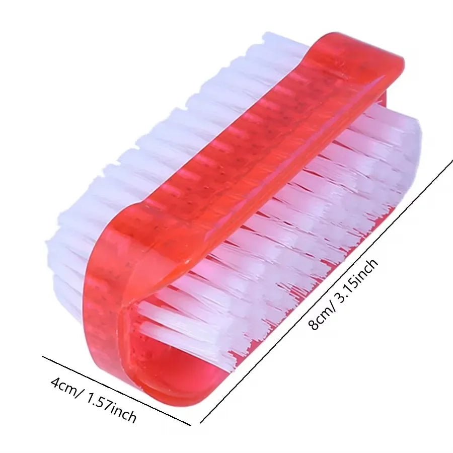 Double-Sided Nail Cleaning Brush, Manicure and Pedicure Tool, Ideal