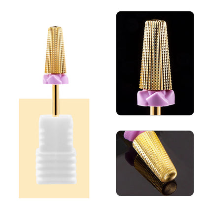 5 In 1 Tungsten Carbid Nail Drill Bits Milling Cutter For Remove Nail