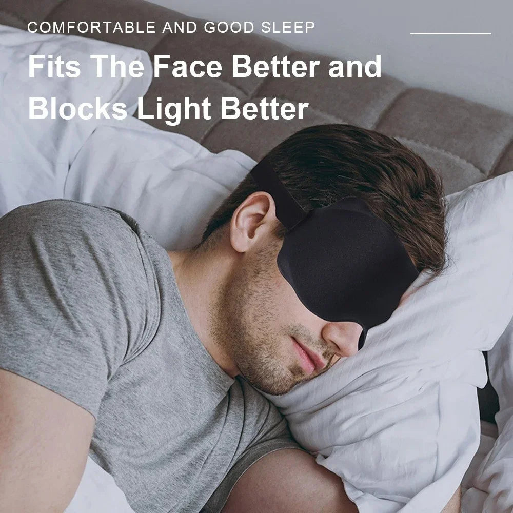 3D Sleeping Mask Slaapmasker Night Sleep Patch Portable Eyemask Pad