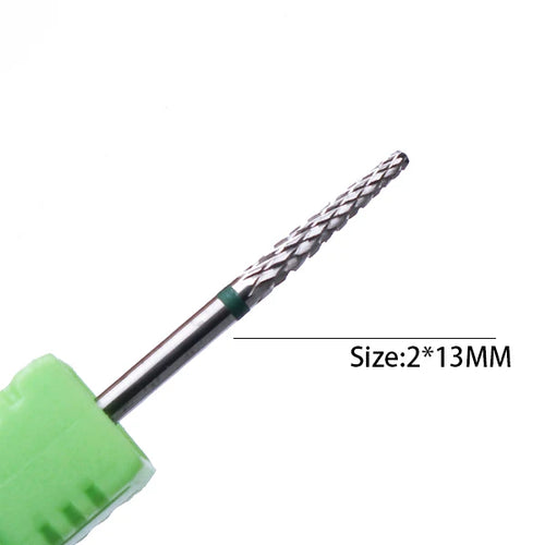 1pc Carbide Tungsten Nail Drill Bit Rotate Burr Milling Nail Cutter