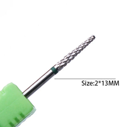 1pc Carbide Tungsten Nail Drill Bit Rotate Burr Milling Nail Cutter