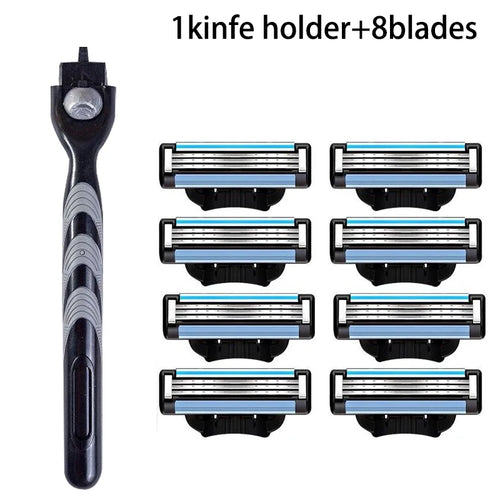 Three-layer Blade Manual Shaver Razor Blade Manual 3-layer Shaving