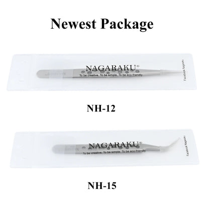 NAGARAKU Makeup Eyelashes 2pcs set N-01 N-02  Eyelashes Tweezers NH-12