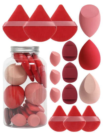 Spring 15 Cans,3 Loose Powder Puffs & 3 Mini Loose Powder Puffs & 3