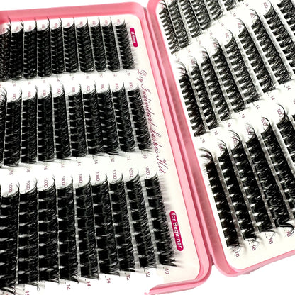 570/640pcs Individul Claster Eyeash Thick & Fluffy Extension 30D/100D
