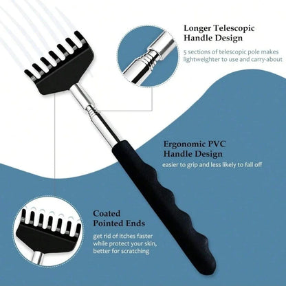 Telescopic Back Scratcher Ergonomic Back Scratchers Extendable Metal
