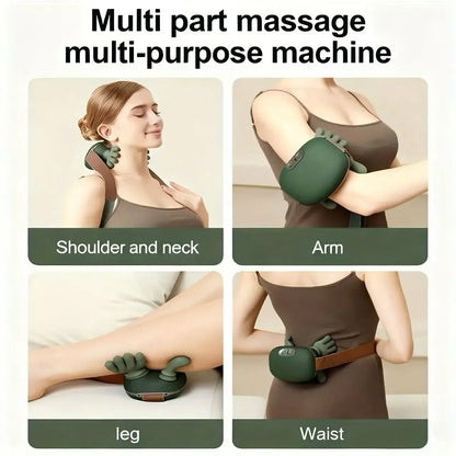 New Rechargeable Portable 5-Finger Human-Like Neck & Shoulder Massager