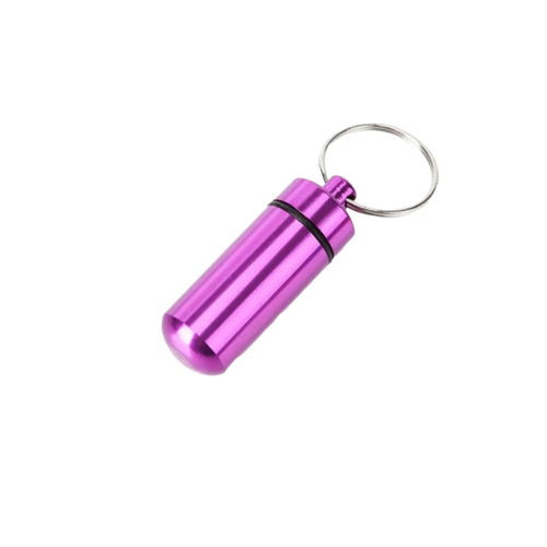 Portable Mini Waterproof Aluminum Pill Box Cases Container Organizer