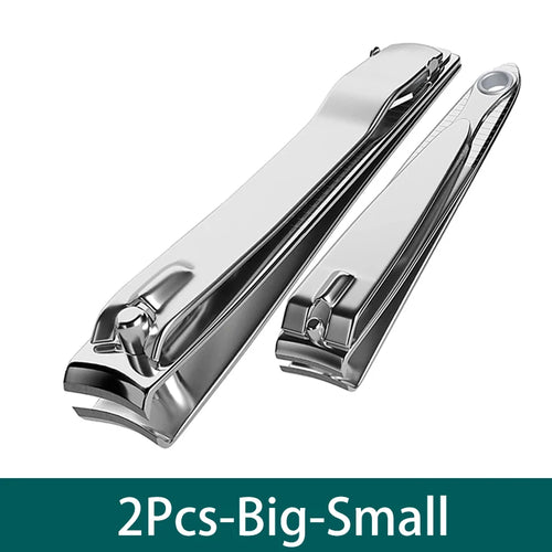 Splash resistant nail clippers, stainless steel scissors for nail