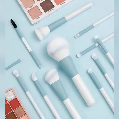 12PCS Makeup Brush Set Ultra Soft Powder Makeup Tools Beginner Point